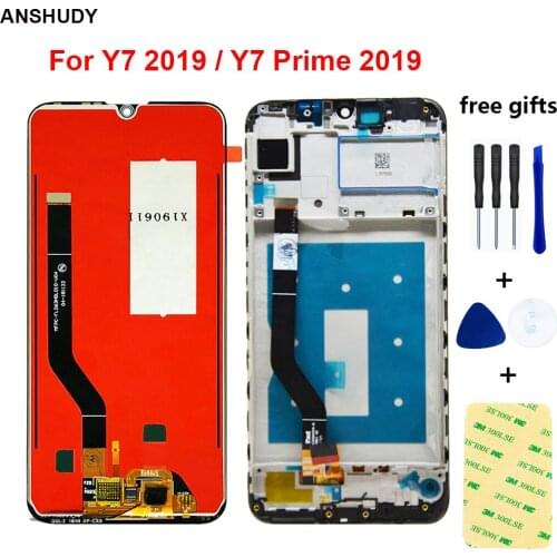 6.26" For Huawei Y7 2019 DUB-LX3 DUB-L23 DUB-LX1 Y7 Prime 2019 LCD Display Touch Screen Sensor With Kits With Frame Y7 Pro 2019