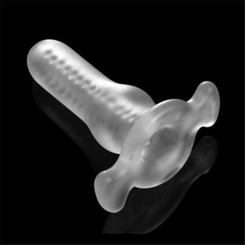 New Hollow Anal Plug Soft Butt Plug Male Penis Dildo Insert Design Prostate Massager Anus Enlargement Sex Toys for Women Men Gay