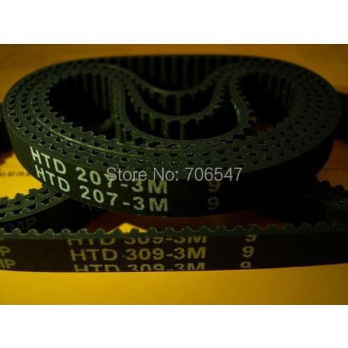 Free Shipping STD210-S3M-8 teeth 70 width 8mm length 210mm STD3M 210 S3M 8 Arc teeth Industrial Rubber timing belt 10pcs/lot