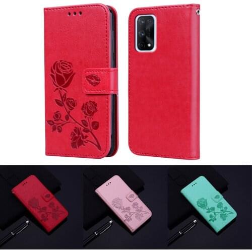 Leather Flip Case For OPPO Realme X7 6 Pro 6i 7 Global A53 F17 K7 C15 Coque on Realmi Realme V3 V5 5 Reno4 Global 4G 5G Pro etui