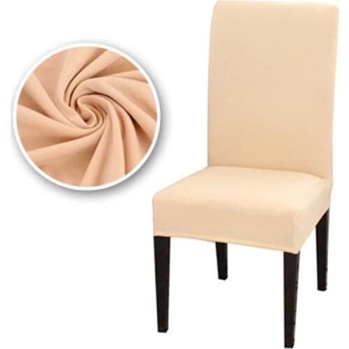 Slipcover Removable Anti-dirty Seat Chair Cover Spandex Kitchen Cover for Banquet Wedding Dinner Restaurant housse de chaise 1PC