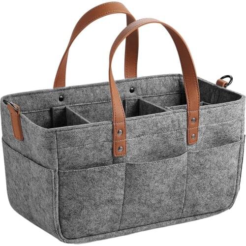 Baby Diaper Caddy Organizer Basket Holder Shower Basket Portable Nursery Storage Bin Car Storage Basket For Wipes Toys Tote