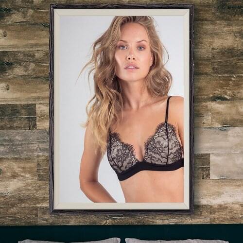 E182 Marianne De Wilde Sexy Model Movie Star Wall Silk Cloth Poster Art Home Decoration Gift