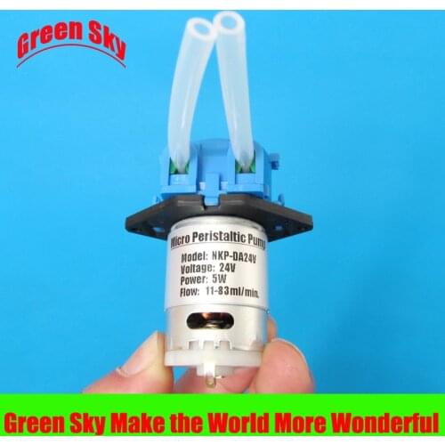 Hot sale 11~83ml/min dc 3v/6v/12v/24v peristaltic pump motor