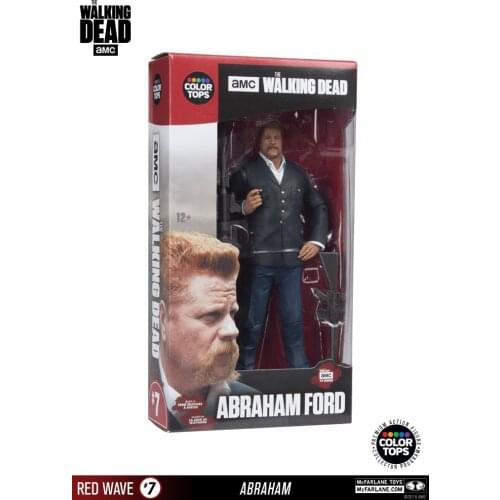 McFarlane Toys The Walking Dead Abraham Ford 7-Inch Color Tops Red Wave #7 Collectible Action Figure