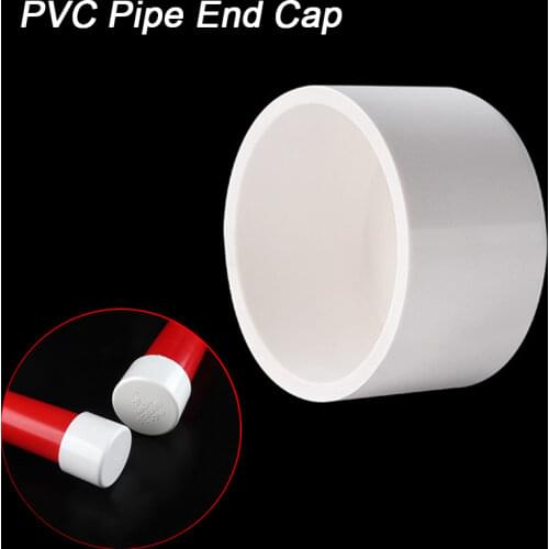 1pcs 20 to 200mm PVC Pipe Plug Farm Hydroponic UPVC Pipe Fittings PVC End Cap PVC Connectors Water Supply Pipe Water Stop Tools