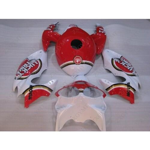 Bodywork SV650 1998 - 2002 Red White Fairing SV400 99 01 Body Kits SV400 2002