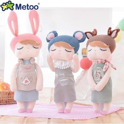 Metoo Doll Soft Plush Toys Stuffed Animals For Girls Baby Cute Cartoon Rabbit For Kids Christmas Birthday Gift