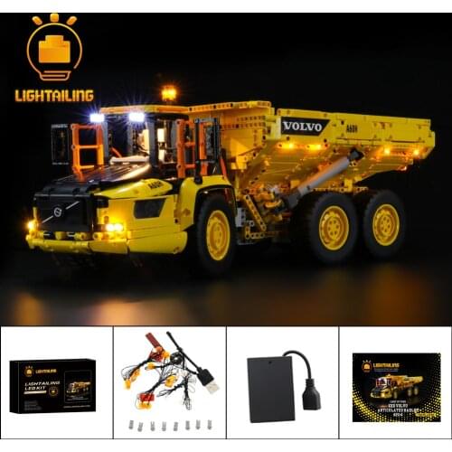 LIGHTAILING LED Light Kit For 42114 Technic 6x6 Articulated Hauler Toys Building Blocks Lighting Set