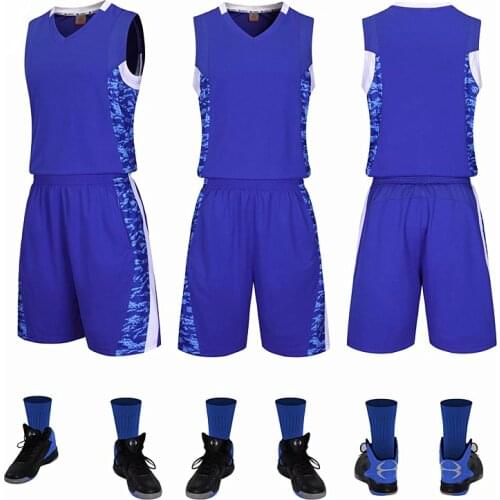 New Adult Basketball Jerseys Sets Breathable Quick-drying clothing Men basketball sports suits Uniforms shorts
