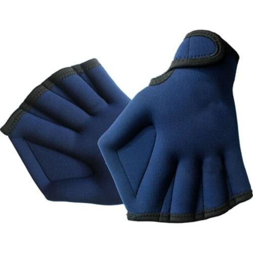1 Pair 2MM Swimming Webbed Gloves Flipper Surfing Swimming Sports Paddle Training Fingerless Gloves SurfingTool