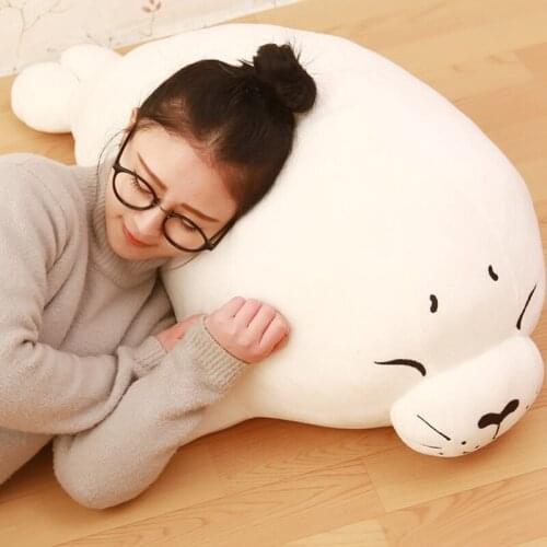 Lion Plush Toy Seal Toys Seal Pillow Cute Plush Seal Stuffed Animal Kawaii Plush Toys for Children Sea World Animal Stuffed Doll