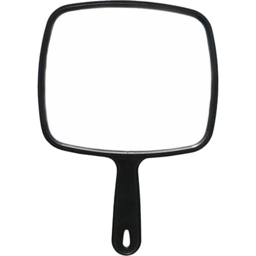 Professional Salon Barber Hairdressers Handheld Mirror for Beauty Wide Angle