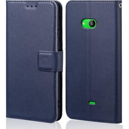 Silicone Flip Case for Nokia Lumia 535 Luxury Wallet PU Leather Magnetic Phone Bags Cases for Nokia Lumia 535 with Card Holder