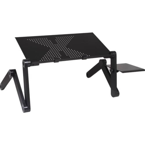 Aluminum alloy notebook computer desk dormitory folding desk lazy computer desk desk desk on the bed desk