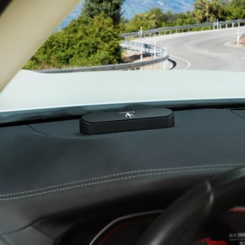 1Pcs ABS Car Temporary Parking Card Luminous Auto Phone Number Card Plate For Maserati Ghibli President Levante MC20 MC12 GranCa