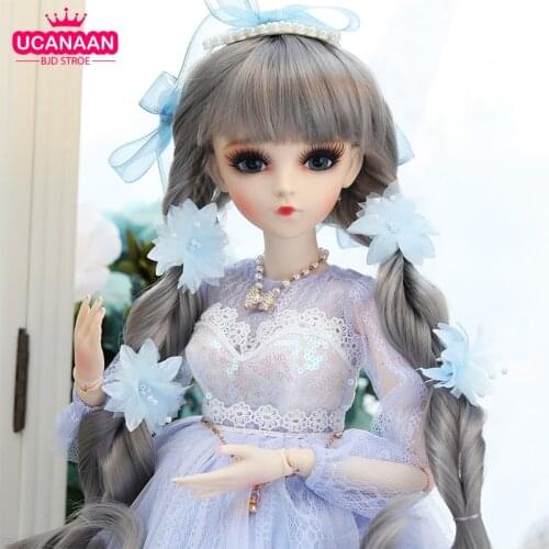 1/3 BJD Doll 60cm Lifelike Fashion Girl Dolls Large Original Handmade With Full Outfits 18 Ball Joints Doll Toys For Girls