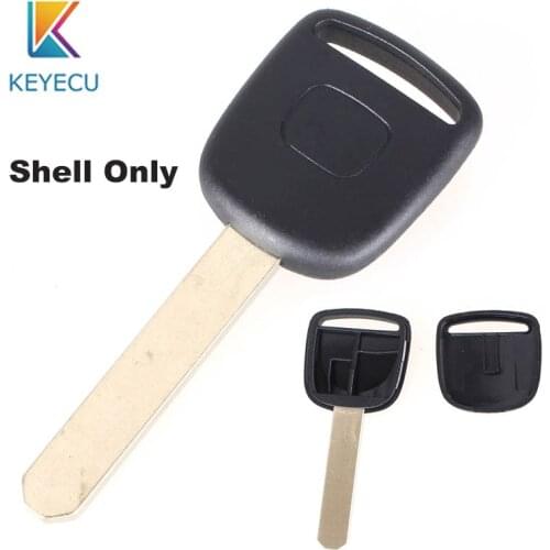 KEYECU Replacement Remote Car Key Shell Transponder Ignition For Honda CR-V XR-V Accord Fit City Civic Jade Fob Case No Chip