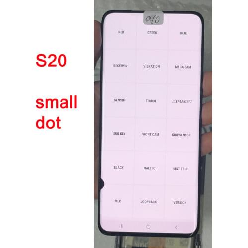 JPFix Super AMOLED For Samsung Galaxy S20 G980 S20 Plus G985 S20 Ultra G988 LCD Display Touch Screen Assembly With Dot