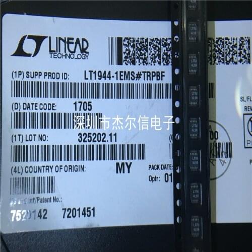 100% New&original LT1944-1EMS LT1944-1 Marking:LTTU LT MSOP-10 In Stock