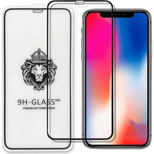 100pcs For iphone 13 12 11 XR XS Max Full Glue Tempered Glass screen protector for iphone 12 Screen Protector Anti-shatter