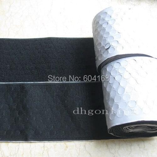 1000 PCS 5/8" 15mm Coin Self adhesive Dot Black