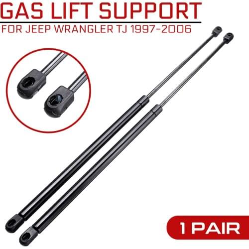2pcs Car Rear Trunk Hood Lift Supports Props Rod Arm Shocks Strut Bars 55076310AB 4249 For Jeep Wrangler TJ 1997-2006