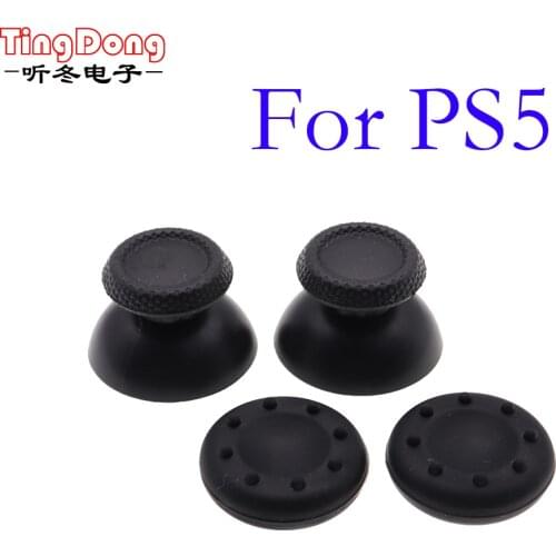 2pcs FOR PS5 Analog Cover 3D Thumb Sticks Joystick Thumbstick Mushroom Cap For Sony PlayStation 5 PS5 Controller Gamepad Caps