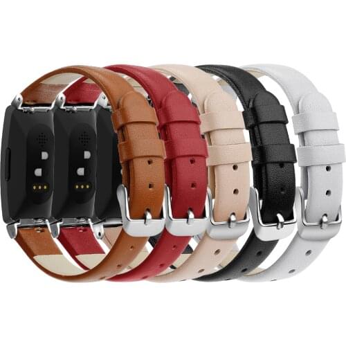 2020 Slim Leather Band For Fitbit Inspire Inspire HR Smart Watch Strap Replacement Belt For Fitbit Inspire Inspire HR