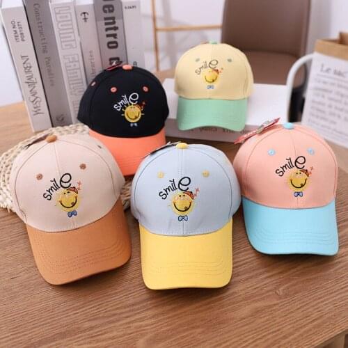 Kid 2-5 Years Old Child Baseball Cap New Boys Girls Beach Hat Spring and Summer Outing Sunscreen Z33