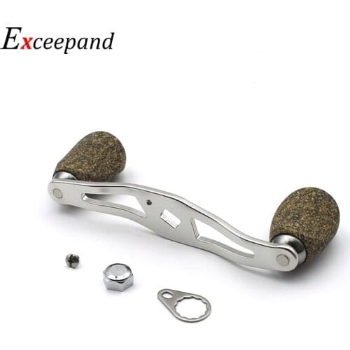 Exceepand Rubber Cork Knob Fishing Reel Handle for Abu Garcia Daiwa Low Profile Saltwater Baitcasting Reel Grip