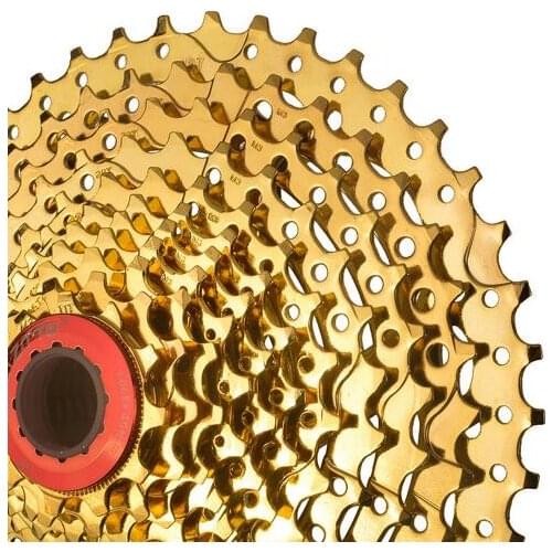 Gold Golden MTB Cassette 11 Speed Flywheel cycling 11S 11-42 T Cheap for shimano sram Parts XT M8000 M7000 M9000 k7 NX GX