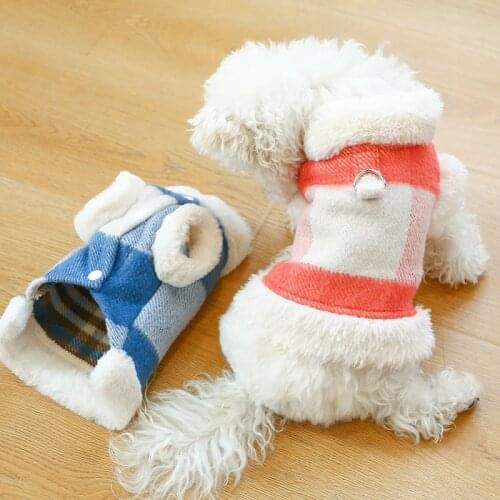 Dog Jacket Winter Clothes Small Dogs Harness Vest Puppy Thicken Warm Coat Pet Outfit Garment Dropshipping Cat Outwear Costumes