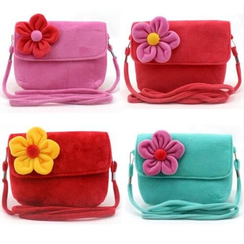 M358 Lovely Childrens Bag Cute Sun Flower Children Messenger Bag Small Size Women Girl Summre Bag Gift Wholesale