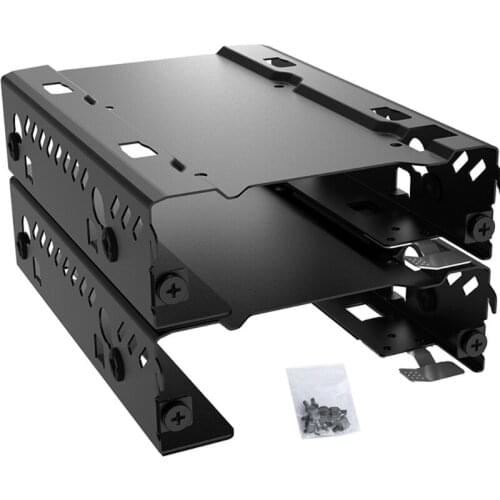 YYDS 2.5" / 3.5" HDD/SSD Floppy Drive Bay Computer Mounting Bracket Internal Hard Disk Drive Bays Holder Adapter