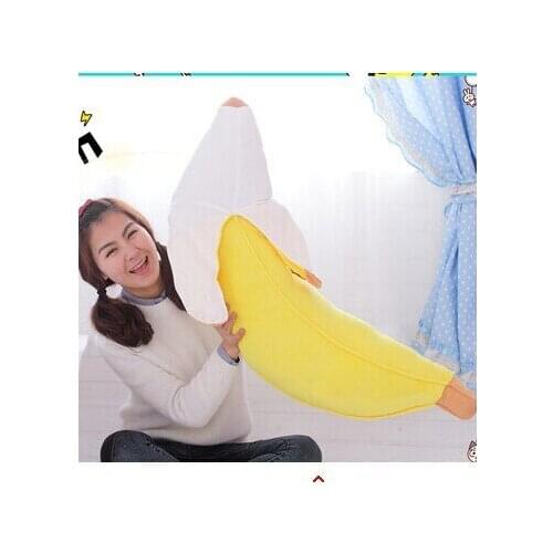 Stuffed plush 100cm banana plush toy throw pillow doll w2114