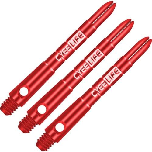 CyeeLife Aluminium Dart Shafts,Fat Strong Items Accessories kit,Sliver/Blue/Gold/Red
