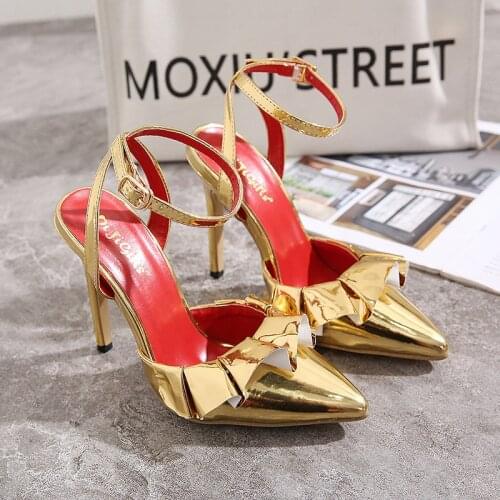 2020 European And American-Style Early Spring New Skirt High-Heel Stiletto Personality Sandals