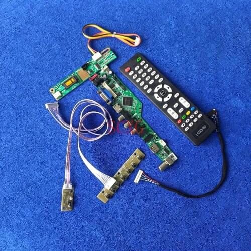 LCD matrix driver board HDMI-compatible USB VGA 1024*768 Fit HSD121PX11/HSD121PX12/HT121X01 KitAnalog signal 1CCFL LVDS 20 Pin
