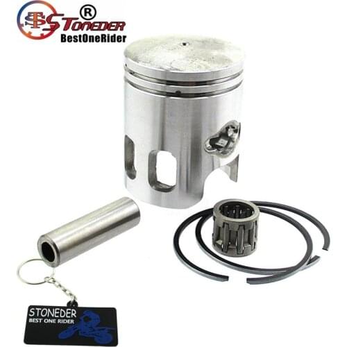 STONEDER 40mm Piston Rings 10mm Pin Kit For 2 Stroke Yamaha 50cc BWS 50 3KJ CW50 Slider Jog HUSAR 2002 POPKORN Scooter Moped ATV