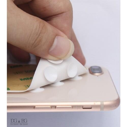 Sucker Suction Cup Mushroom Head Sucker Pad Silicon Rubber Suction Backed 3M Double sided Adhesive Anti Slip Mobile Phone Holder