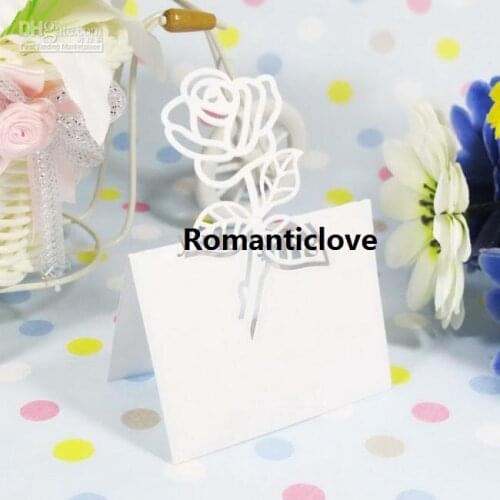 Rose table number card flower Themed Wedding,bridal shower birthday Rustic Party place cardspc001