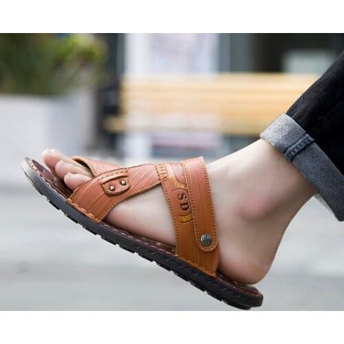 Sandalsslippers trekking heren de casa for sandles summer ete para da transpirables man sandalen couro 2020 vietnam sandali men