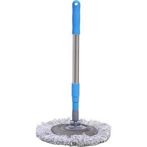 Chenille Wet Mop 360 Degrees Rotation Stainless Steel Expansion Rod Car Window Cleaner Tool With Adjustable Handle