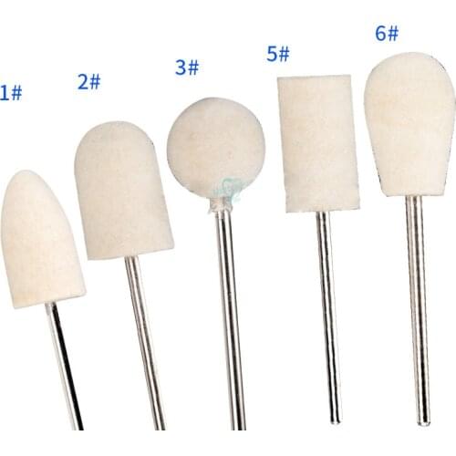 Wool Bit Shank Fit Dremel Rotary Tools Polishing Wheels 50pcs Wool Grinding Head For Grinding Machine