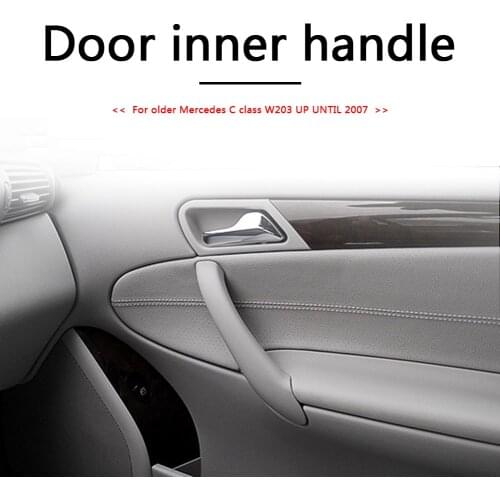 Rear Inner Door Panel Pull Handle Personal Car Parts Trim Cover 1 Pair Outdoor Decoration for Mercedes Benz W203 00-07