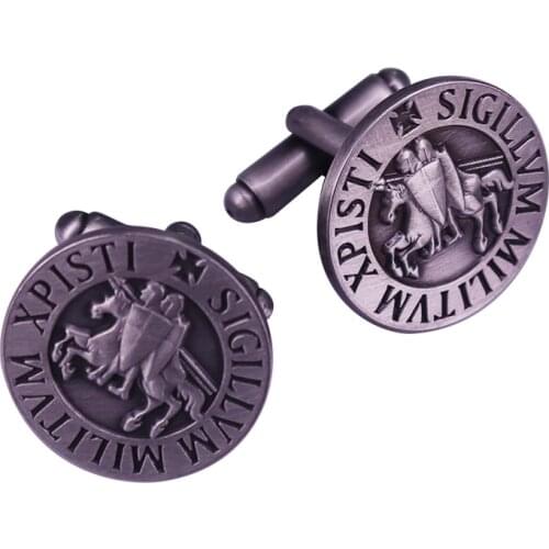 Masonic Knights Templar Seal Pin / Cufflinks / Tie Clip