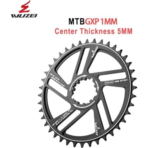WUZEI Mountain Bike GXP Chainrings 30/32/34/36/38/40/42T Offset 1mm Chainwheels 8/9/10/11/12 speed MTB Crankset Parts for SRAM