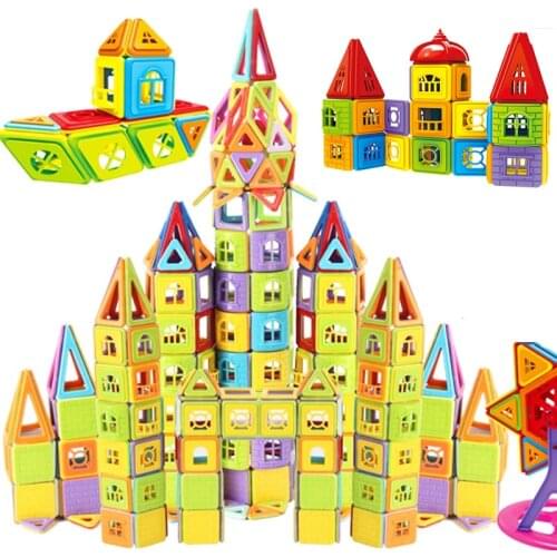 77-402pcs Mini Size Magnetic Designer Magnet Building Blocks Model & Building Bricks Construction Magnetic Toys for Kids Gift