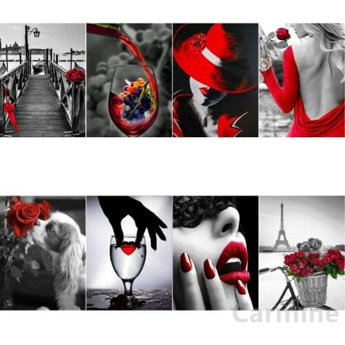 DIY Abstract Art 5D Diamond Painting Landscape Cross Stitch Embroidery Mosaic Picture Full Round&Square Drill Home Decoration